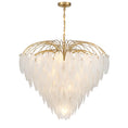 Load image into Gallery viewer, Boa Chandelier in Warm Brass
