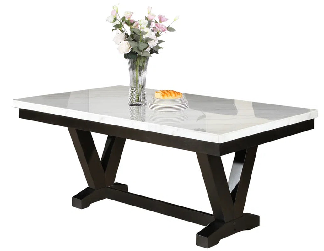 Marble Top Dining Table