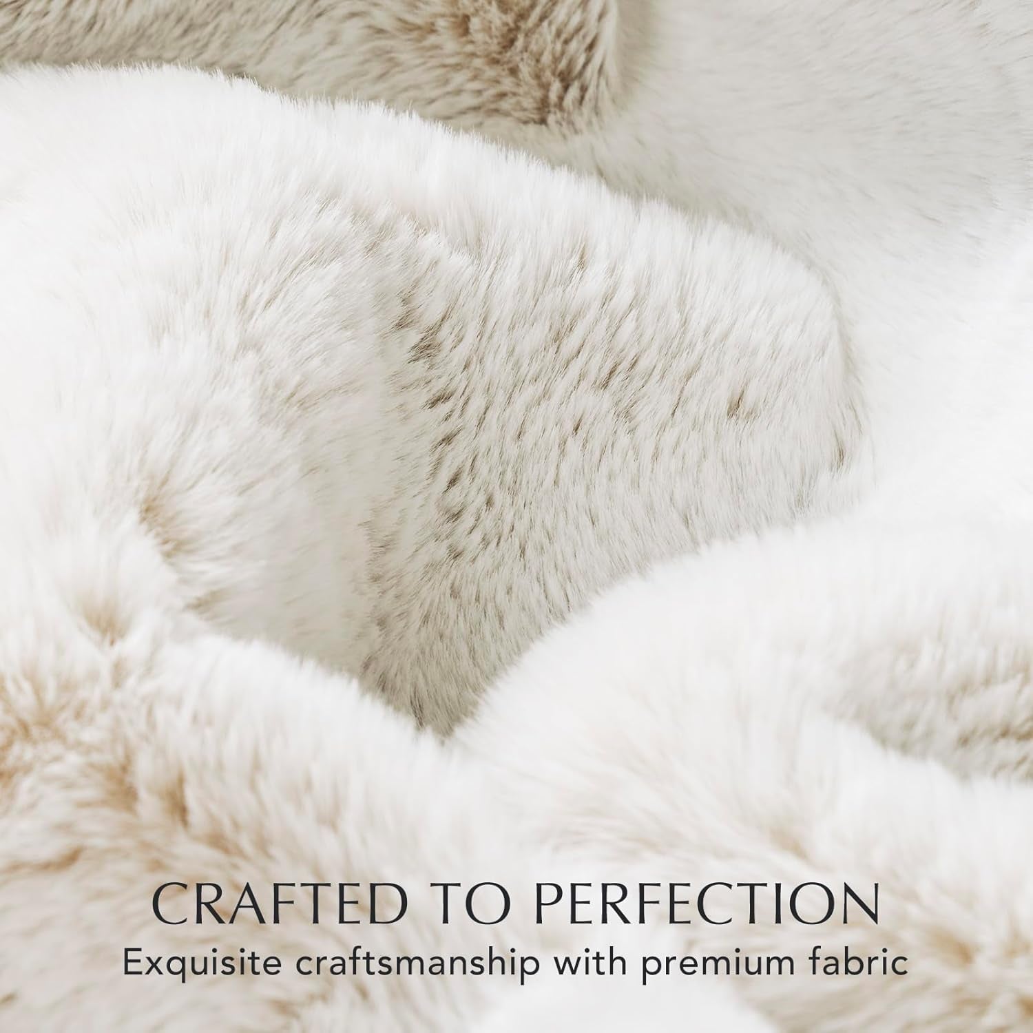 Luxury Fluffy Mink Faux Fur Throw