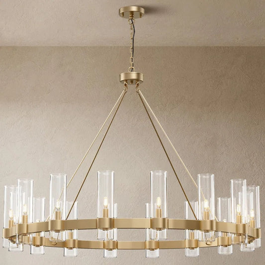 Dhmendar Wagon Wheel Chandelier