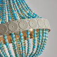Load image into Gallery viewer, Blue Boho Chandelier
