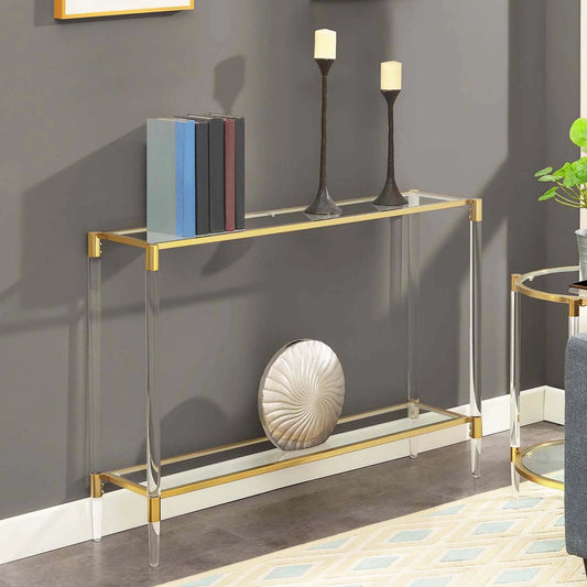  2 Tier Acrylic Console Table