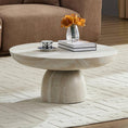Load image into Gallery viewer, Cora Coffee Table has a vase with flowers on it and some books

