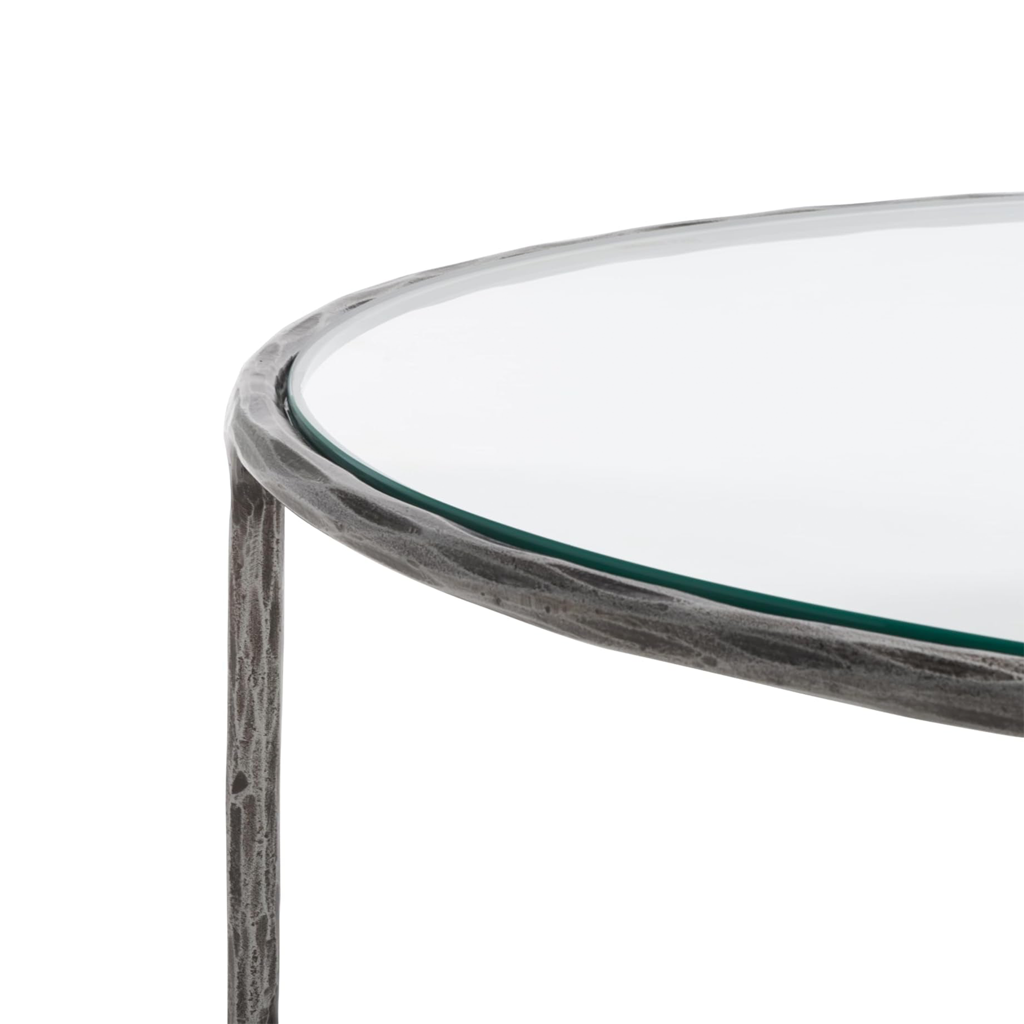 Francesco Coffee Tableclose up of metal framing