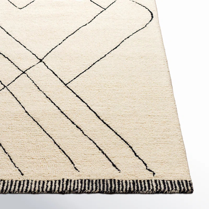 Moroccan Rug Corner Image with white background