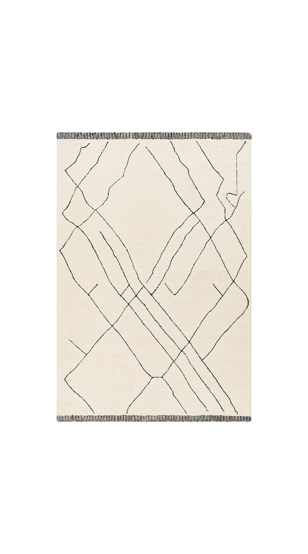 Moroccan Rug with white background
