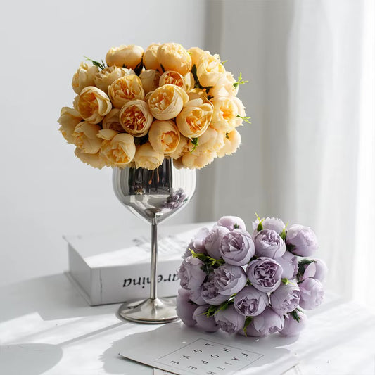 PEONIES FAUX FLOWERS