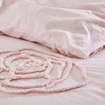 Load image into Gallery viewer, Rose Cotton Pink Duvet Cover Set
