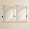 Load image into Gallery viewer, beveled wall mirror with another beveled wall mirror
