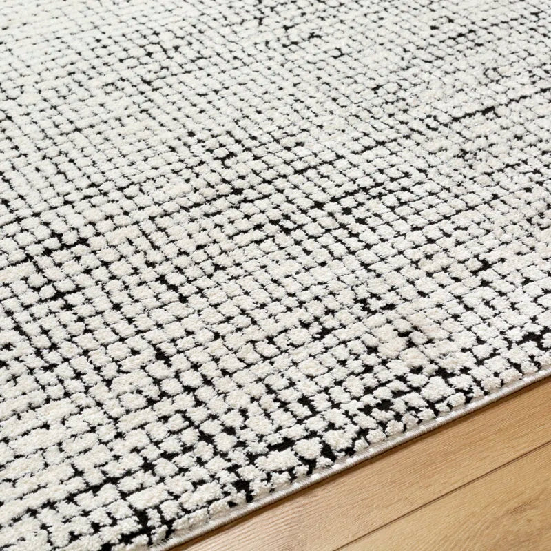area rug close-up on floor side view