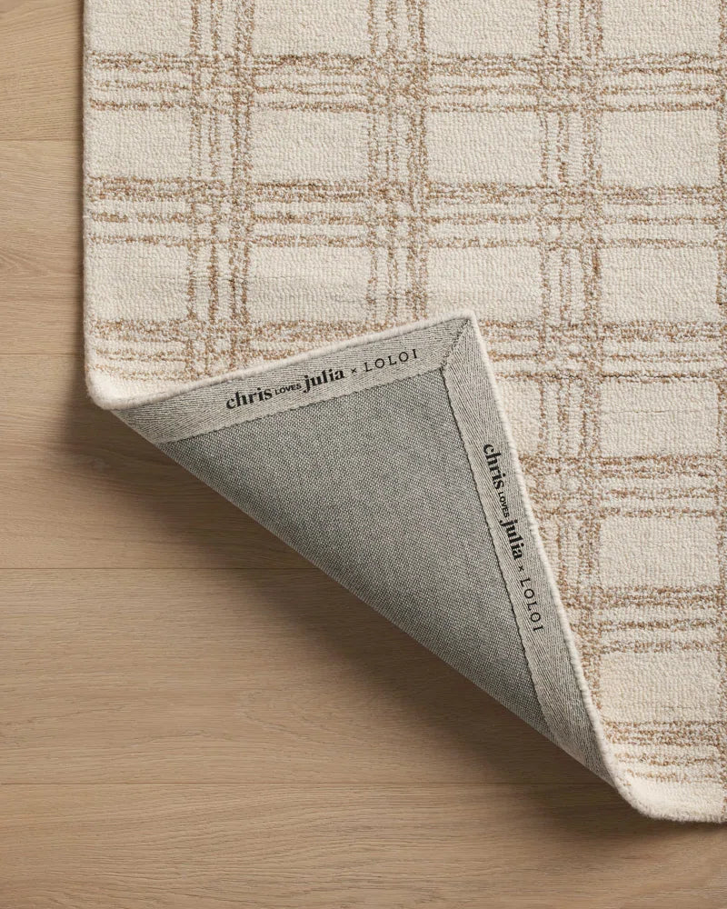 area rug corner folded over