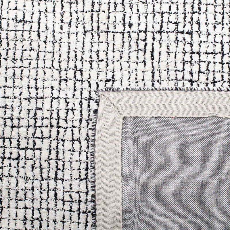 area rug close-up folded
