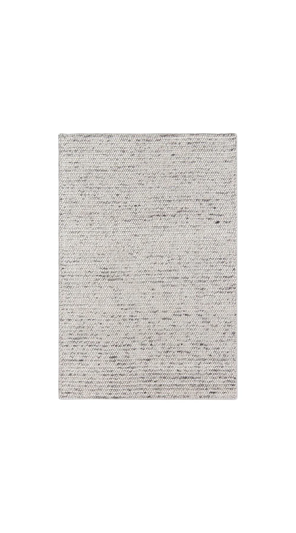 area rug overhead view with white background