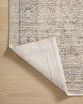 Load image into Gallery viewer, area rug overhead view with corner folded over

