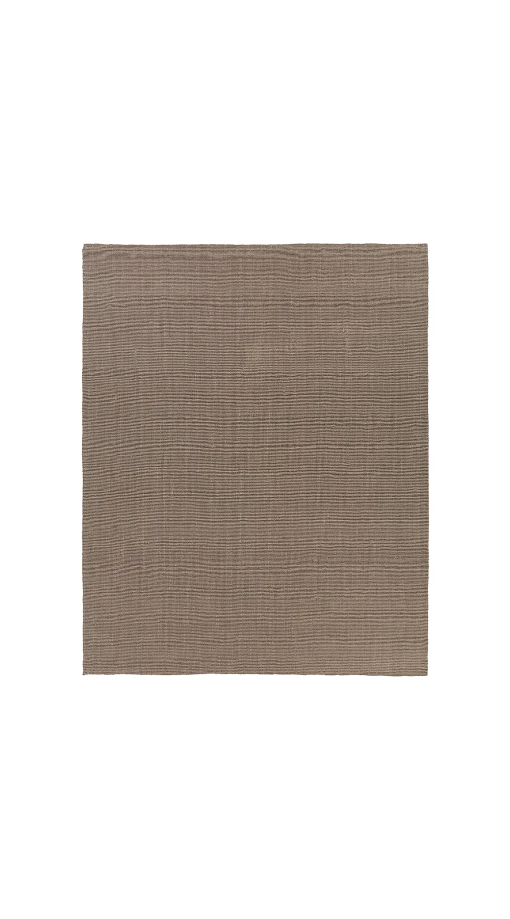 brown area rug with white background