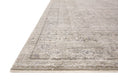 Load image into Gallery viewer, Amber Lewis x Loloi Alie Area Rug in Taupe/Dove side view on floor

