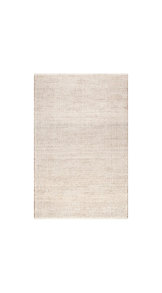 area rug above view