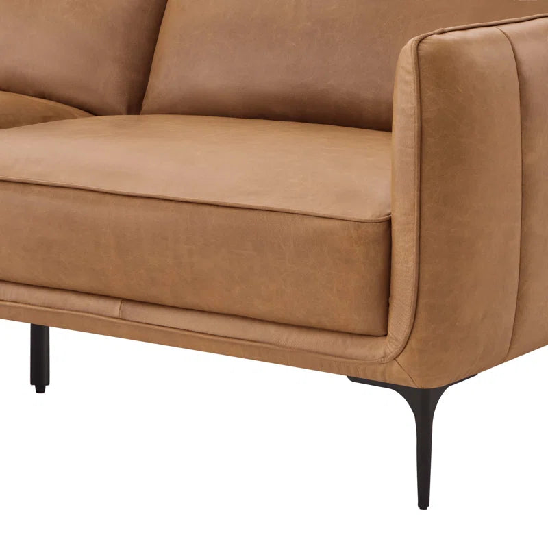 Rae Leather Sofa