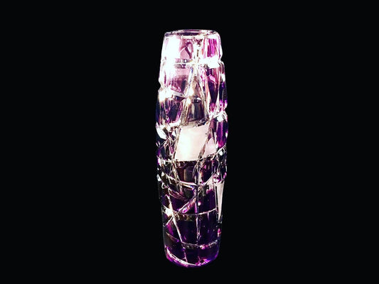 Caesar Bohemiae Violet Crystal Vase