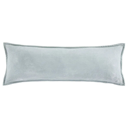 Stella Solid Faux Silk Velvet Lumbar Pillow