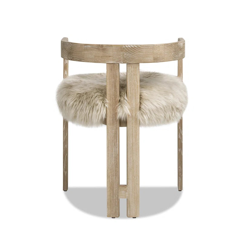 BELLA BARREL CHAIR back view product image in white space