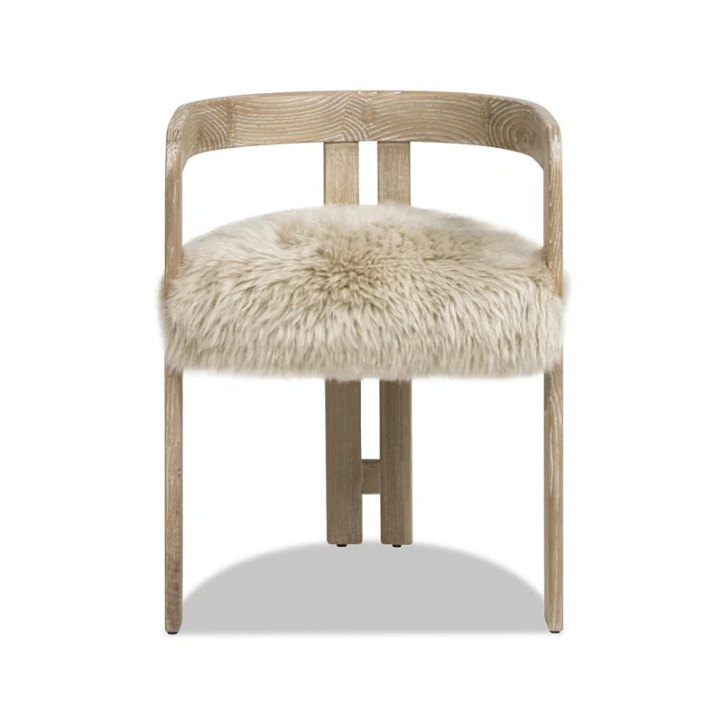 BELLA BARREL CHAIR in white space for a product image