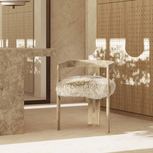 BELLA BARREL CHAIR in a room on hard flooring