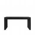 Load image into Gallery viewer, black console table with white background
