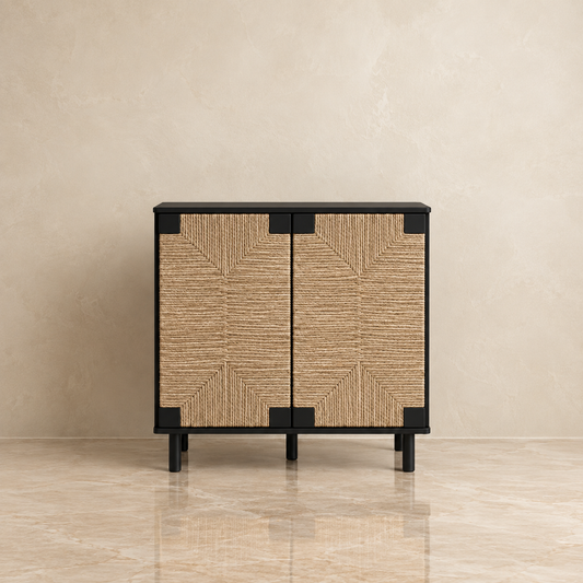 black credenza in image alone