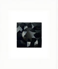 Load image into Gallery viewer, black crystal cabinet knob in white space
