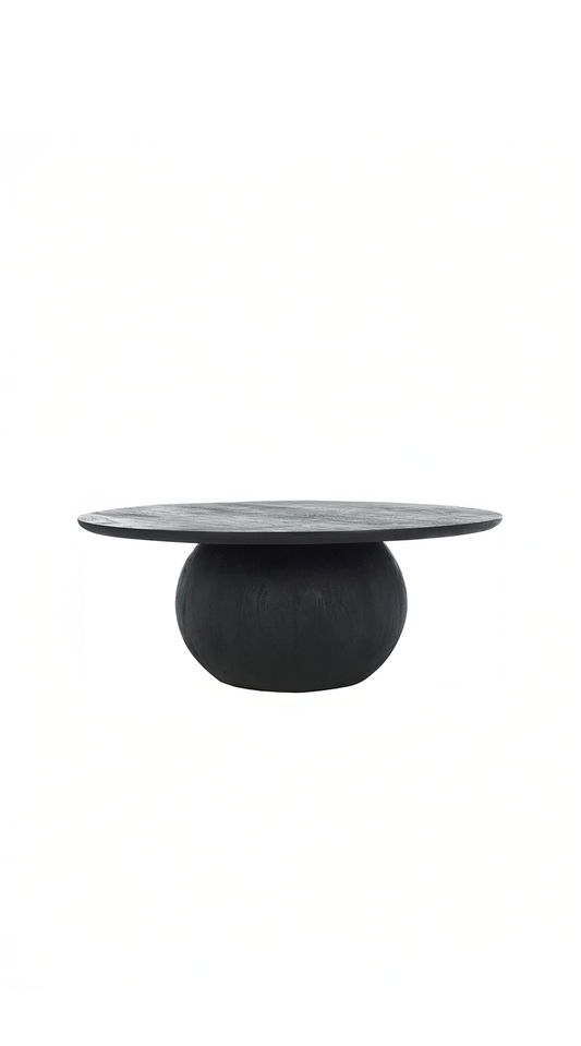 black wood coffee table