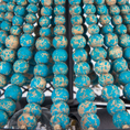 Load image into Gallery viewer, boho beaded chandelier close-up of beads
