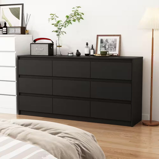 Black Wood Dresser