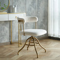Load image into Gallery viewer, Gold Vanity Chair
