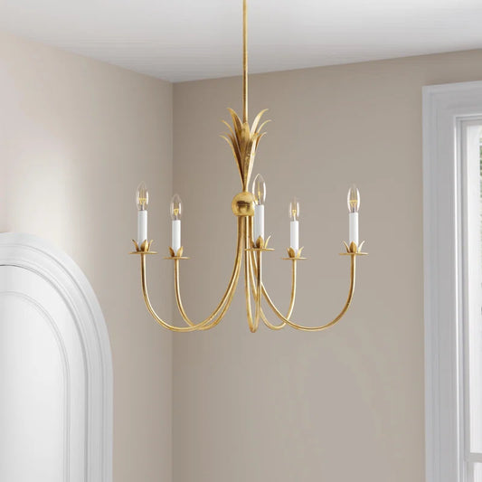 Nicole Gold Chandelier