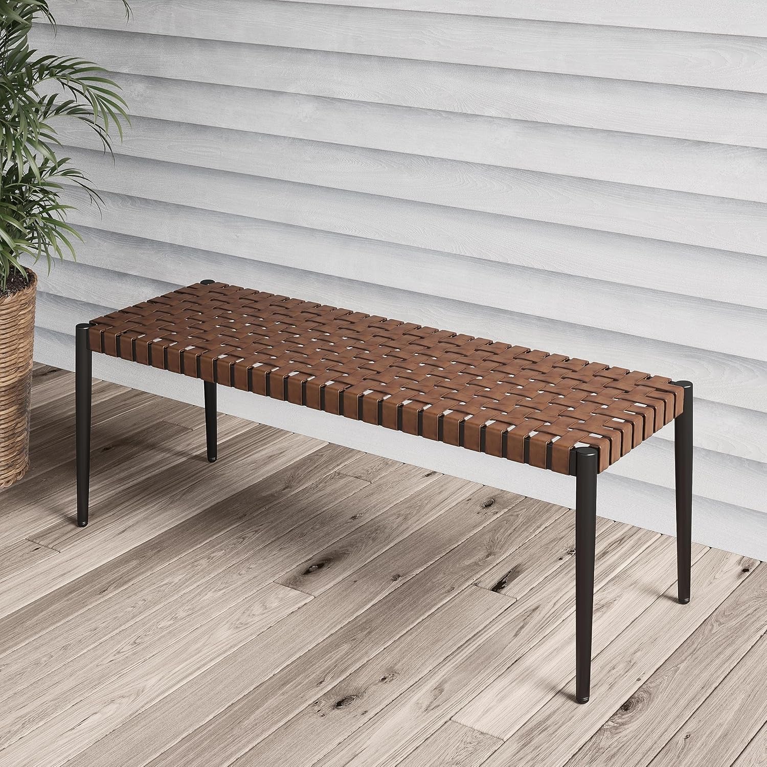 Harriet Wicker Bench