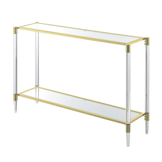  2 Tier Acrylic Console Table