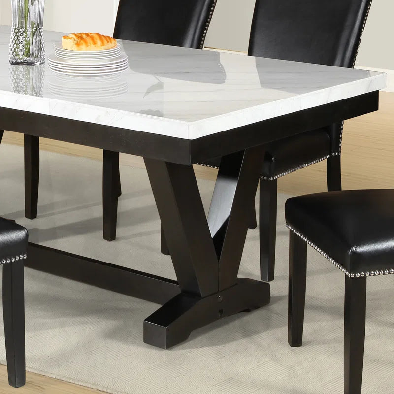 Marble Top Dining Table