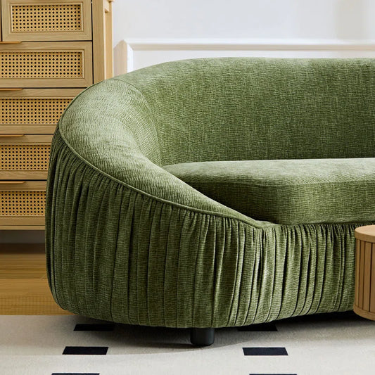 Curved Living Room Sofa 92"