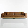 Load image into Gallery viewer, Mid Century Modern Leather Sofa
