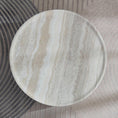 Load image into Gallery viewer, CLAUDIA COFFEE TABLE in room sitting on rug with nothing on it
