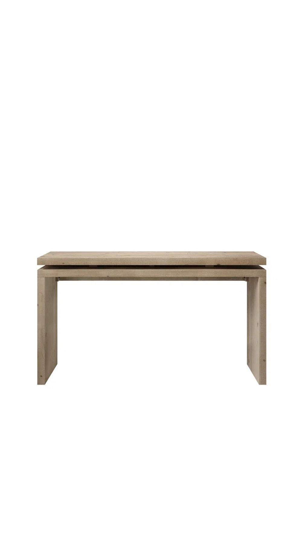 console table with white background