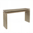 Load image into Gallery viewer, console table angled with white background
