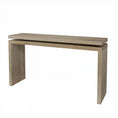 Load image into Gallery viewer, console table angled with white background
