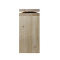 Load image into Gallery viewer, console table side view with white background
