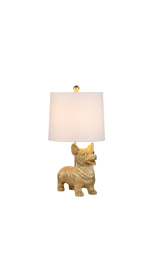 Corgi Lamp with white background