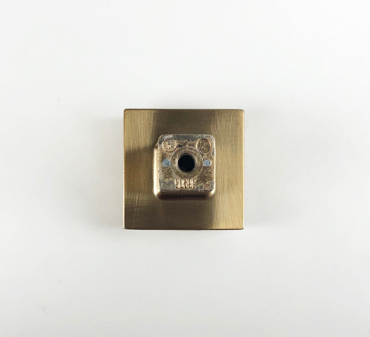 crystal cabinet knob back with white background