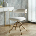 Load image into Gallery viewer, Gold Vanity Chair
