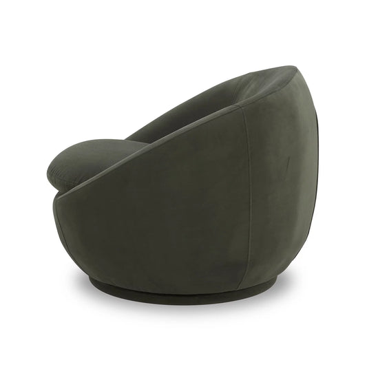 Mira Olive Swivel Chair