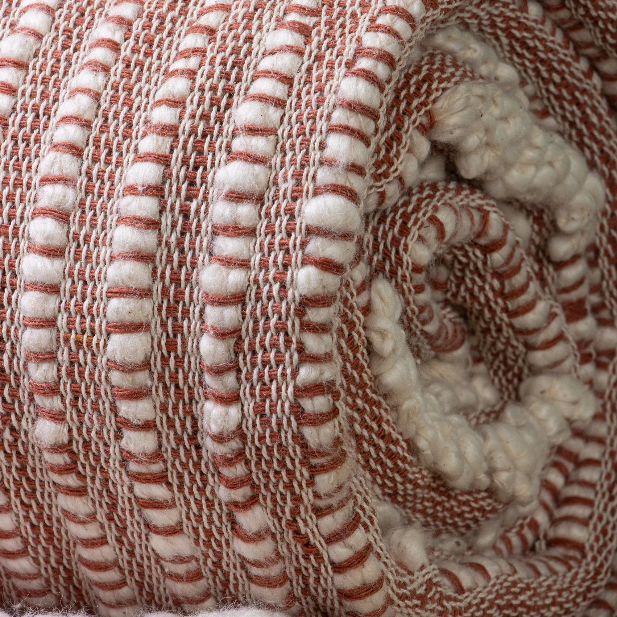 Handmade Pink Tufted Cotton Throw